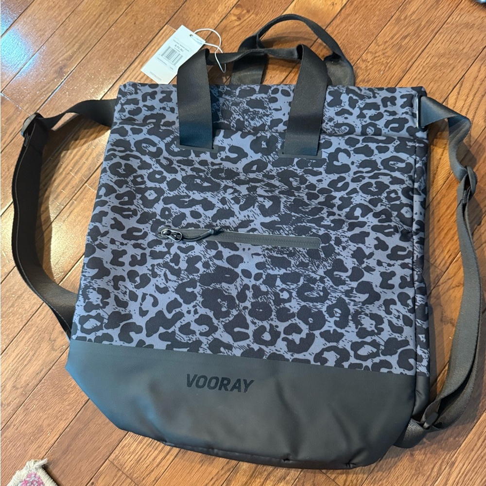 Vooray Leopard Print cinch backpack